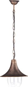 Czarno-złota zewnętrzna lampa wisząca - 3X S317 C5-P41