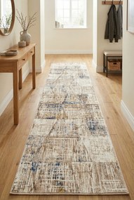 Beżowy chodnik na metry w trójkąty N9-A57