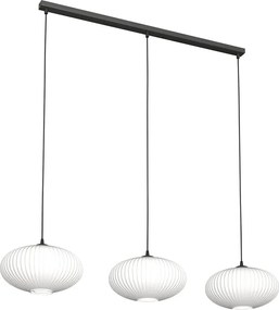 Nowoczesna lampa wisząca z mlecznymi kloszami - 6X D173 T4-B72