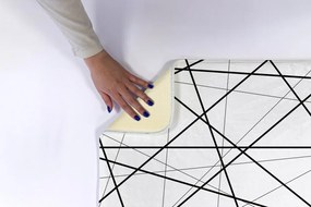 Dywanik łazienkowy antypoślizgowy Dywanik łazienkowy antypoślizgowy Linie Geometryczne