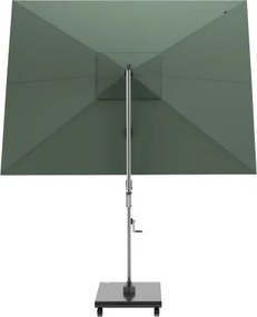 HYPERION 330 x 240 cm – luksusowy, huśtawkowy parasol ogrodowy z bocznym drążkiem : Kolor parasola - Aloes
