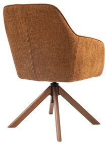 Pomarańczowe krzesła zestaw 2 szt. Avola – Unique Furniture