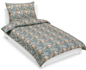 Bellatex Pościel bawełniana Monstera, róże szary,140 x 200 cm, 70 x 90 cm