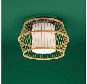 Eglo 390232 - Plafon MONTERROSO 1xE27/40W/230V bambus