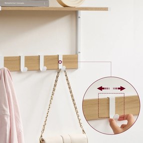 Zestaw półek ściennych E1083 WT, biały, 2 szt.