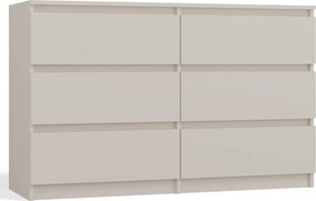 Minimalistyczna komoda z szufladami kaszmir  120 cmA5-F44