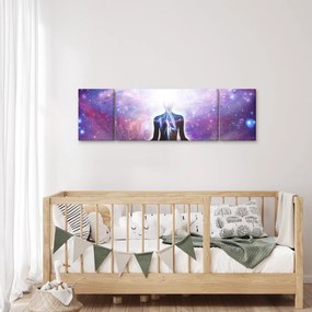 Obraz - Łączenie się z wszechświatem (170x50 cm)