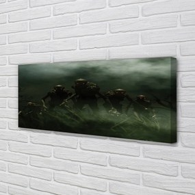 Obraz na płótnie Zombie w Chmurach