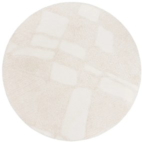 Dywan nowoczesny Alma kremowy koło 200 cm x 200 cm
