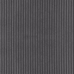 Ciemnoszary sztruksowy narożnik (prawostronny/z szezlongiem) Merid – Ropez