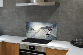 Panel nad Blat Kuchenny Snowboard w Zimowych Górach