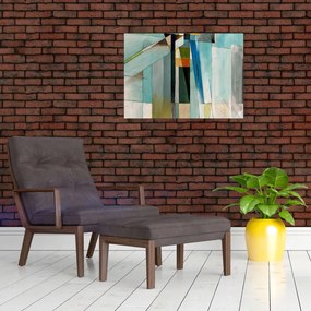 Obraz na szkle - Abstrakcja (70x50 cm)