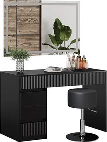 Toaletka czarny 120x55x76 omira