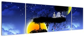 Obraz - Odbicie równowagi (170x50 cm)