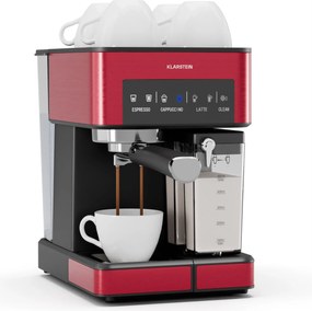 Klarstein Arabica 1350W 20bar Ekspres Kolbowy Czerwony
