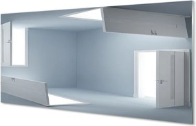 Panel szklany do Kuchni Trójwymiarowa Iluzja Drzwi