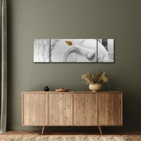 Obraz - Biały Budda (170x50 cm)