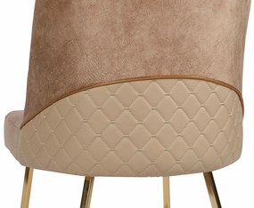 Zestaw krzeseł do jadalni Madrid Brown, 2 szt.