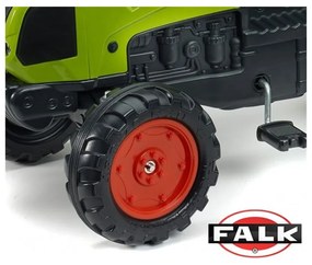 Falk duży traktor na pedały claas przyczepa