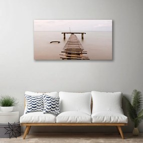 Obraz na płótnie Stalowa Konstrukcja Mostu