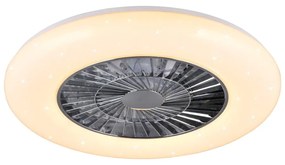 Lampa sufitowa w biało-srebrnym kolorze LED Visby – Trio