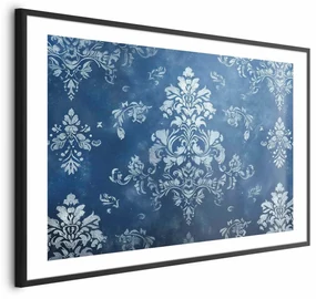 Plakat Retro ornament 42x29,7 cm z ramą czarną z marginesem ARTGEIST B