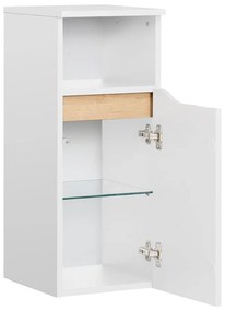 Biała wysoka wisząca szafka łazienkowa 30x72 cm Set 857 – Pelipal