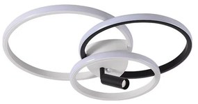 LED ściemniane oświetlenie sufitowe 70W 230V 3000-6500K białe/czarne + DO