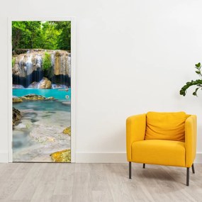 Fototapeta na drzwi - Wodospady (95x205cm)