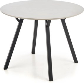 Stół do jadalni z okrągłym blatem na metalowej podstawie Balrog