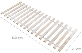 Białe łóżko dziecięce w kształcie domku 70x140 cm Montessori – Roba