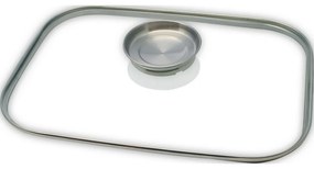 Elo 82660 Brytfanna ze szklaną pokrywką  i aromatyzerem Pure Trend 40 x 26 cm