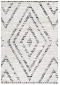 Dywan poliestrowy Berber skandynawski kremowy 140 cm x 200 cm