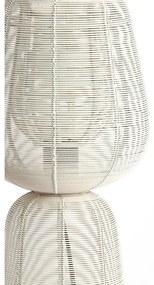 Kremowa lampa stołowa (wysokość 42 cm) Aboso – Light &amp; Living