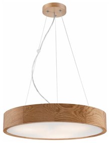 Żyrandol na lince OAK 3xE27/60W/230V dąb ø 47,5 cm - FSC certyfikowano