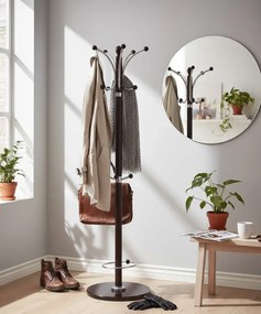 Drewniany Wieszak Stojący Wenge F7-H01