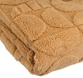Żółty koc z mikropluszu 130x160 cm Mid Century – Casa Selección