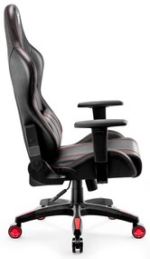 Fotel gamingowy Diablo X-One 2.0 Normal Size, czarno-czerwony