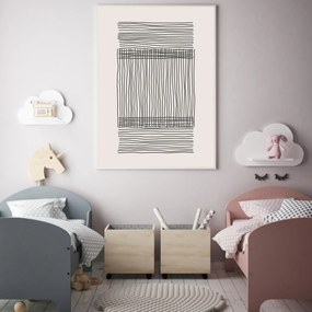 Plakat - Abstrakcja linii (A4)