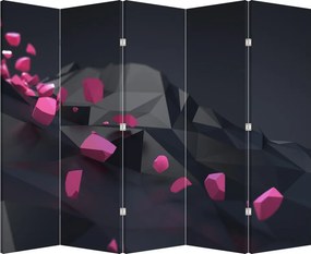 Parawan - Abstrakcja 3D (210x170 cm)