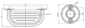 AQUALINE 8006 Mydelniczka,  biały