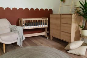 Łóżeczko kołyska KAJA 5w1 buk dostawne LITTLE SKY