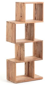 Regał z litego drewna tekowego w naturalnym kolorze 55x132x30 cm Aroba – Kave Home