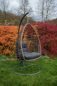 Designerski fotel wiszący na ogród Piatto