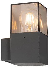 Zewnetrzna Nowoczesna lampa ścienna zewnętrzna ciemnoszara IP44 - Denmark Nowoczesny Oswietlenie zewnetrzne