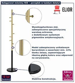 Nowoczesny wieszak na ubrania  A3-G81