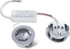 Punktowy reflektor wpuszczany LED kolor neutralny biały