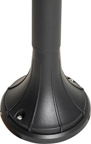 Inteligentna latarnia ogrodowa czarna 125 cm IP44 z Wi-Fi A60 - Daphne