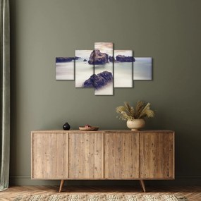 Obraz klifów we mgle (125x70 cm)