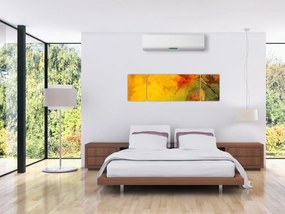 Obraz - Jesienne liście (170x50 cm)